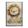 Plakat Uroczy Lew Plakat Uroczy Lew, 70X100 Cm, Rama Drewniana Ciemny Brąz, Papier Matowy 230 Gsm