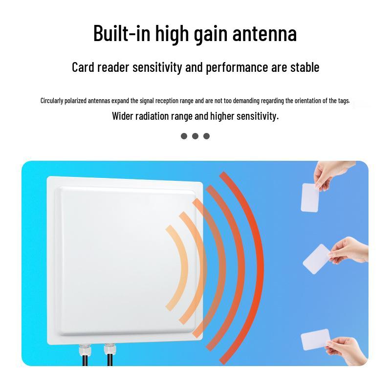 12dbi UHF RFID 915MHz Long-Range Reader/Writer for Access Control & Asset Management