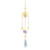 Crystal Prisms Pendant Creative Hanging Sun Catcher Versatile Light Catching Wind Chime for Wedding Decoration