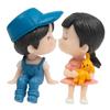 Rasmus Cute Vehicle Accessory Figure, 01 Blue Couple, 1 set,Korean Car Acc