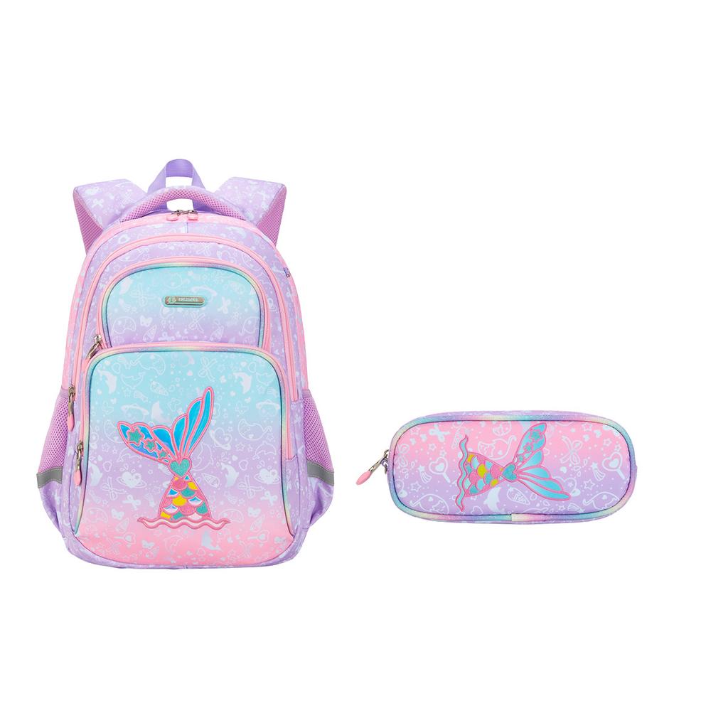 School Bags Child School Backpacks For Teenager Girls Boys Cartoon Dinosaur Anime Backpack Lunch Box With Pencil Case