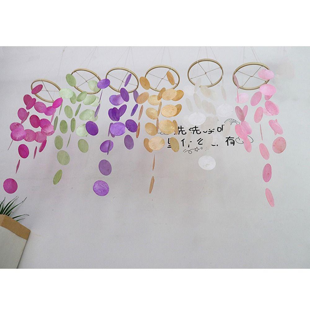 Home Decoration Shell Wind Chime Natural Shell Dream Catchers Ornament Garden Wind Chimes  Home