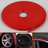 4/8M Roll Rim Blades Car Vehicle Color Wheel Rims Protectors Decor Strip Tire Guard Line Rubber Mounding Trim Tire Guard Line