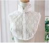 Hot! Women Lace Hook Flower Vintage Fake Shirt Collar Necklace Choker Collar WT
