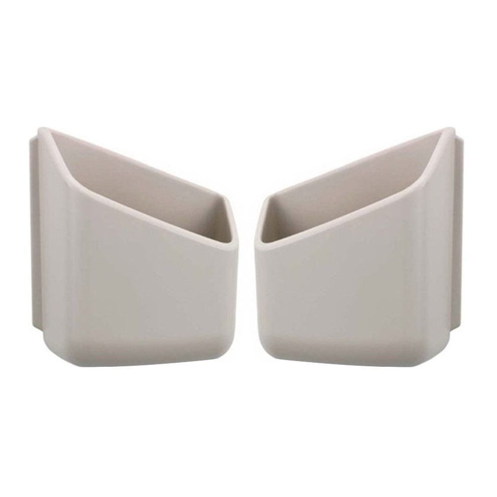 2pcs Pasteable Accessories Pocket Car Storage Box Car Phone Holder Car Card Storage Car Organizer