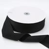 Лента с нитью Черно-белая Отбеленная Полиэстеровая Репсовая лента Однотонная Репсовая лента Аксессуары для одежды Тесьма