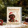 2025 Dachshund Advent Calendar 24 Day Countdown Calendar with 3D Acrylic Ornaments Christmas Tree Decor Unique Gift for Dog Lovers