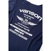 Vanson Streetwear Mesh T-Shirt, Navy