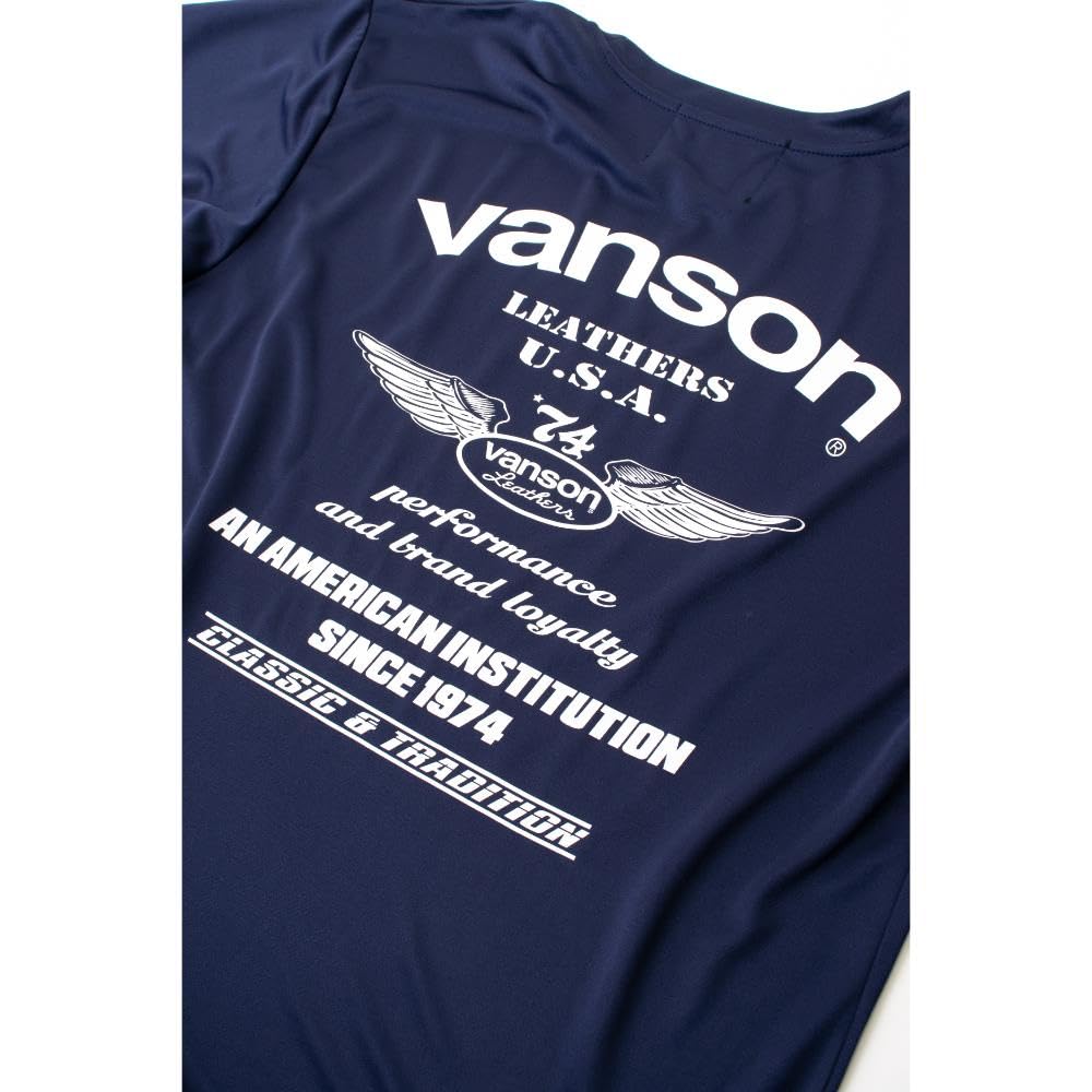 Vanson Streetwear Mesh T-Shirt, Navy