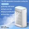 Spray Type Cooling Fan Desktop Small Air Conditioner Humidifier
