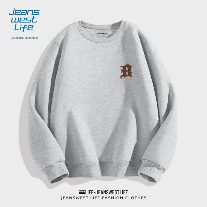 JEANSWEST LIFE Men's Crew Neck Sweatshirt