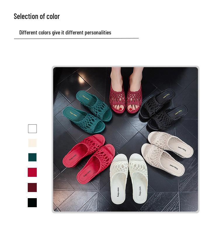 Трендовые женские летние сандалии на толстой подошве, увеличивающие рост, 2025