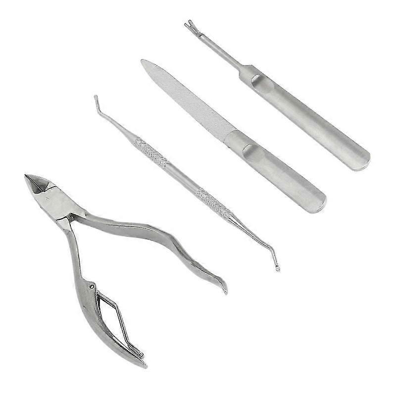 Manicure tools set stainless steel cuticle nipper with nail file and lifter