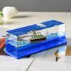 Fluid Cruise Ship Birthday Gifts Never Sink Rectangle Boy Smooth Desktop Boat Model Fluid Drift Bottle Home