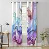 Colorful Abstract Marble Window Curtain For Kids Room Home Blinds Curtains For Living Room Bedroom Window Drapes