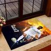 Champion's Glory Celebration Floor Mat Perfect for Dormitory Living Rooms Balcony Study room Anti-slip Rug Office home decor Wedding Party Gift