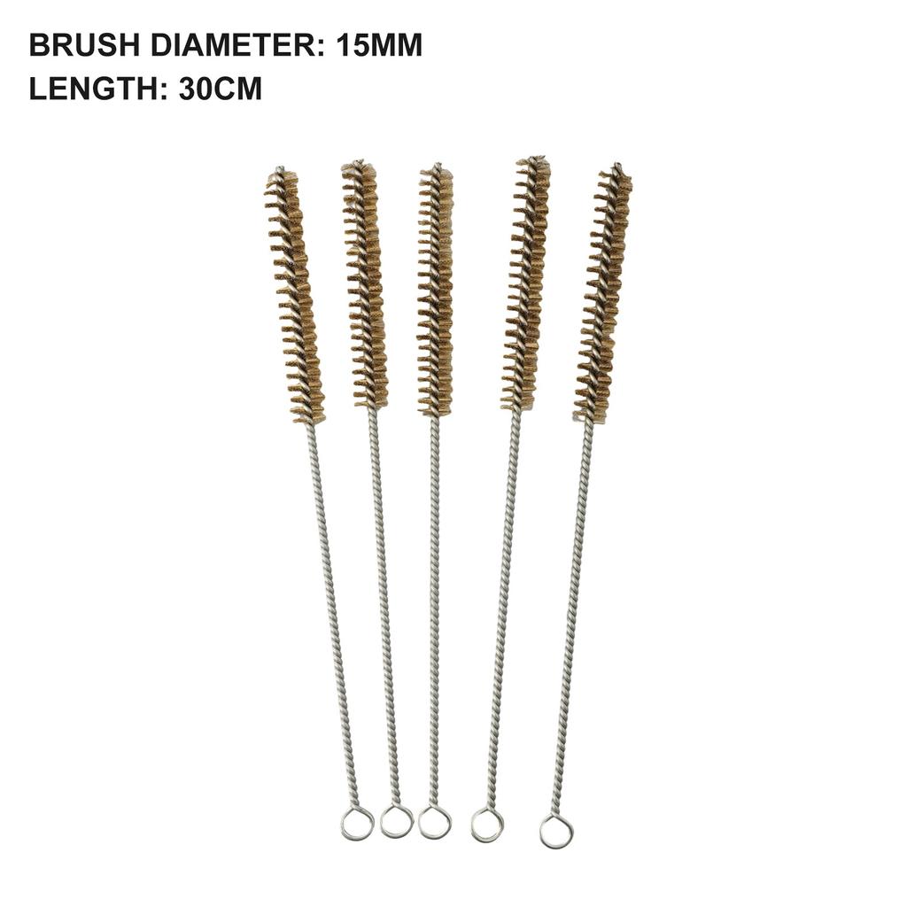 - Удаление ржавчины с помощью щетки из нержавеющей стали и проволочной трубки