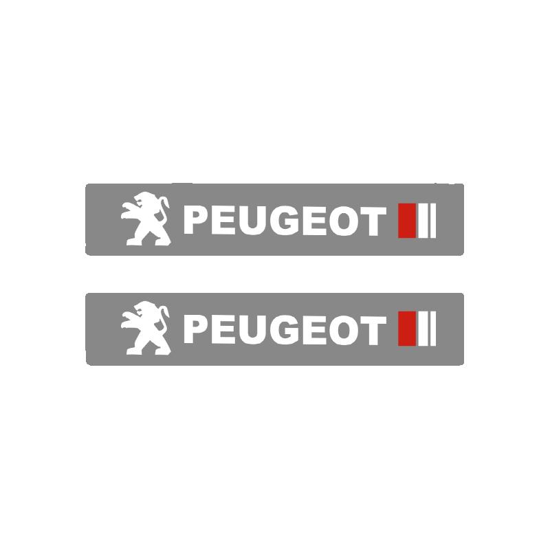 2Pcs Auto Windshield Wiper Laser Sticker Car Styling Decal for Peugeot 208 308 408 508 2008 3008 4008 5008