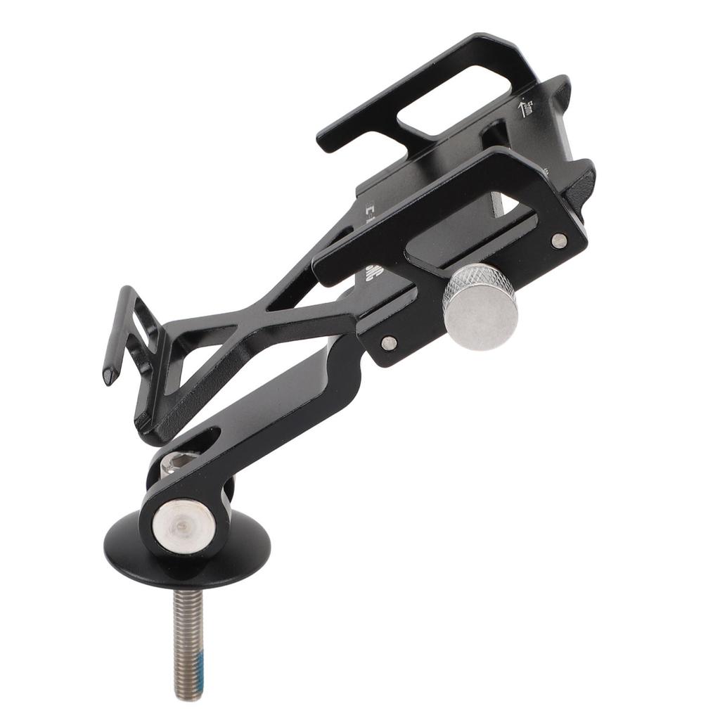 Bicycle Stem Phone Mount Aluminum Alloy Anti Slip Width Adjustable Rotatable 360 Degrees Bike Stem