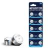 Pack of 10 AG10 LR1130 Button Cell Batteries LR1130 Button Batteries for Watches Remotes Long Lasting Power Supply