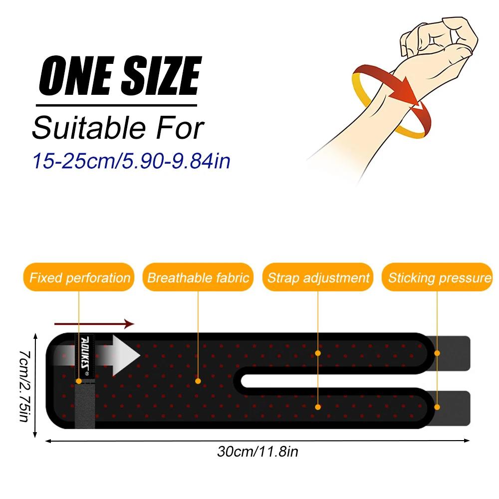 1Pcs Wrist Brace Wrap Compact Wristband Compression Strap Support for Workout Tennis Weightlifting Tendonitis Carpal Pain Relief 1