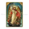 Saint Michael Metal Plaque Poster Plaques Painting Designer Bar Cave Mural Tin Sign Poster