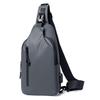 New Trendy One-Shoulder Crossbody Bag: Korean Style Men's Fashion Sports Chest Backpack