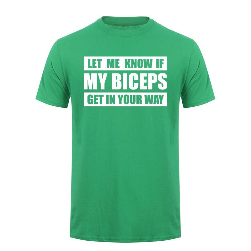 Let Me Know If My Biceps Get In Your Way Tshirt Funny Gym T Shirts Fitness Humor Da833
