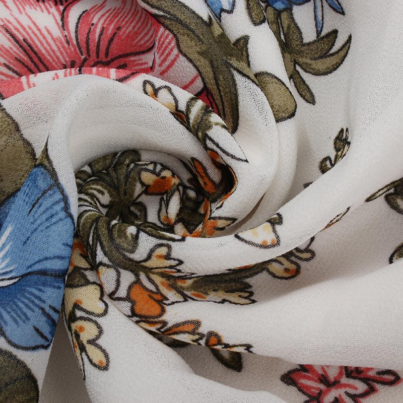 Женское мини-платье весна-лето трапециевидной формы с длинными рукавами на шнуровке с высокой талией и шифоновым цветочным принтом, черный, белый, темно-синий, S-XXL