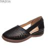 High Quality Summer Hollow Flat Shoes Women Flats Shoes Sandals Doug Shoes Work Shoes Loafers