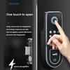 Bluetooth Tuya App Fingerprint Smart Door Lock Gate Password RFID Card Rim Bolt Lock Electronic Door Lock
