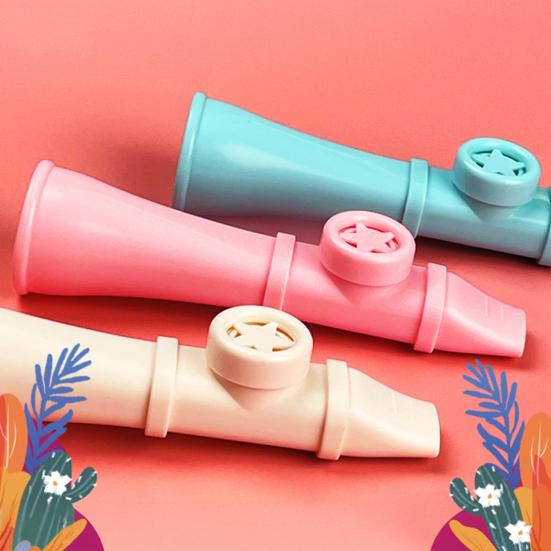 Plastic Kazoo with Easy To Learn Lanyard for Kids Adults Kazoo Flute Musical Instrument