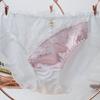EasyTalk Cute High School Popular Preppy Bowknot Elegant Girly Underwear Panties, Design, Lace, Style, Seamless, Skin-Friendly Panties, Fluffy,