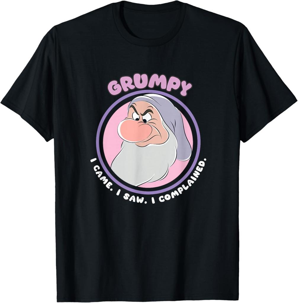 Snow White and The Seven Dwarfs Grumpy Mood T-Shirt Unisex