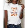 Women Feminist WoUnisex Tshirt with Harajuku Short Sleeve Casual WoUnisex Tshirt Clothing Street Tops Tees Aesthetic Clothes