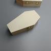 In-Stock Wooden Pet Coffin Urn: Multi-functional Flip-Top Box for Halloween Decor & Storage
