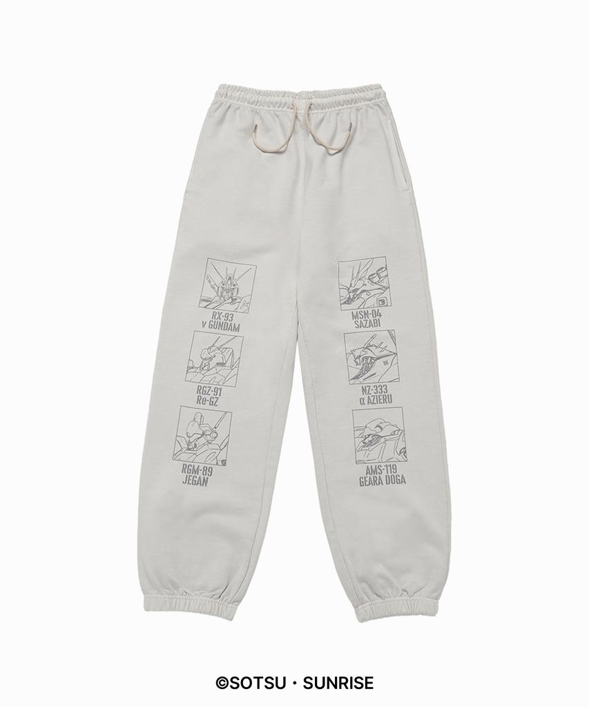 ACME DE LA VIE Mobile Suit Gundam Chars Counterattack Pigment Washing Jogger Pants (2 Color)