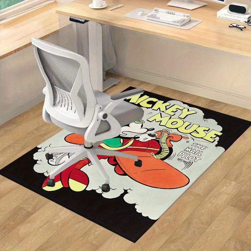 1pc, Mickey Mouse Mail Pilot Office Desk Chair Mat Rug Outdoor Home Decor GiftP093