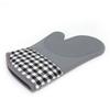 Silicone and Cotton Mitts Heat Resistant Glove Oven Glove for Home Kitchen Bakery Hotel