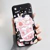Мягкий черный чехол для Nokia C21 Ударопрочный корпус для телефона Nokia C30 Милый новый дизайн Вирусный узор с принтом панды Задняя крышка