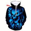 Hot Sale! 3D Skull Hoodies Men/Women Sweatshirts Winter Autumn Oversized Hoody Loose Outwear Pullovers Oversized