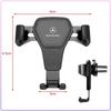 AABDB1 Car Badge Phone Holder Bracket Air Clip Mount Stand Accessories Stickers For Mercedes Benz A180 A200 W205 E63 AMG 2014 2015 W166