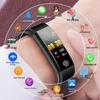 115Plus Smart Bracelet: Color Screen Fitness Tracker with Heart Rate & Blood Pressure Monitor, Pedometer, Unisex