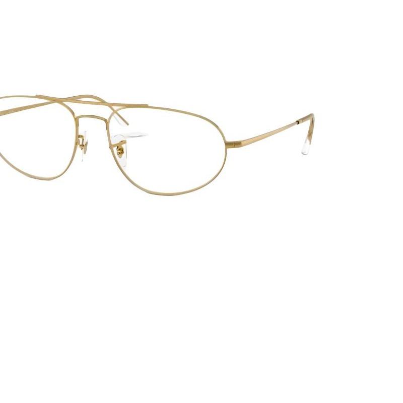 RAYBAN Personalized Design Metal Irregular Geometry Prescription Optical Glasses Frames Unisex Couple Style 0RX6645 3086