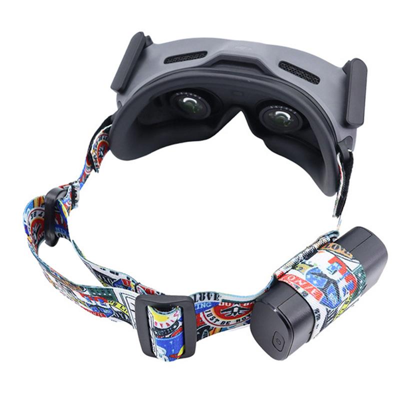 For Dji Fpv Flight Glasses V2 Graffiti Replacement Headband Drone Accessories