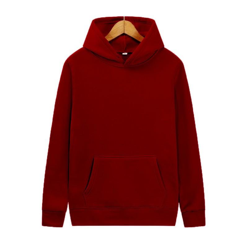 Womens Solid Color Hooded Sweatshirt Fleece Sportswear Multi Size Winter