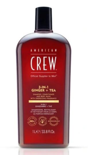 American Crew 3 In 1 Ginger + Tea Gel 1000