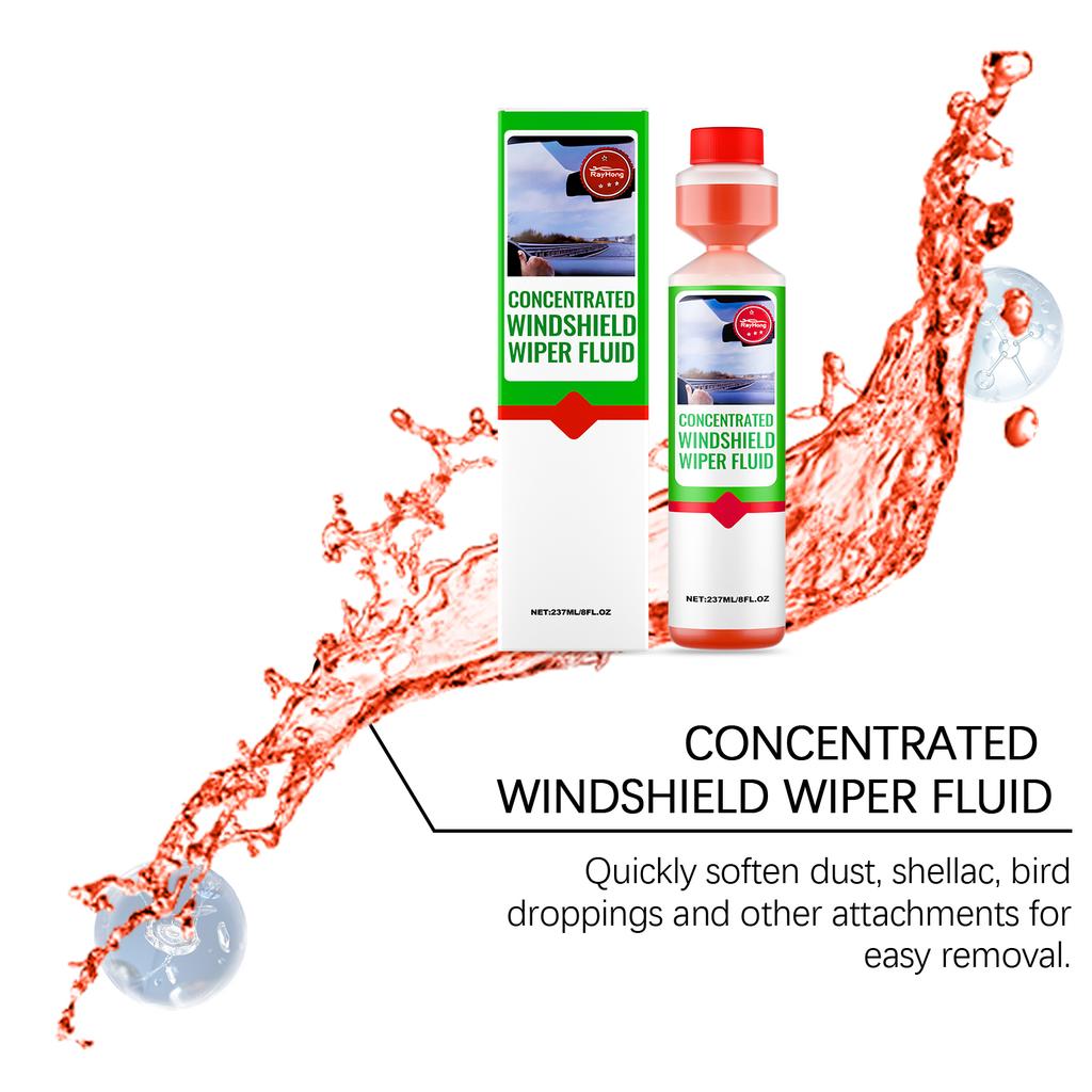 Rayhong Windshield Washer Fluid 237ml Concentrated Dirt Remover Fragrant Automotive Windscreens Glass Cleaner Car Cleaning Tools