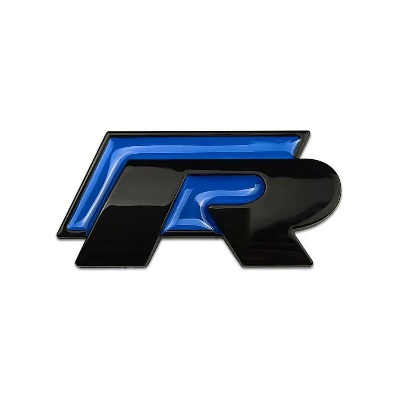 3D Metal R Rline Badge Car Front Grille Emblem Rear Trunk Stickers for Volkswagen VW Golf GTI Jetta Passat B5 Tiguan Touran MK8 Re1