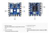 RP2350-Zero Dev Board: Raspberry Pi RP2350 with Optional Pin Headers for Unused IO